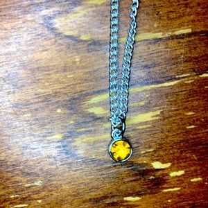 A November birthstone necklace